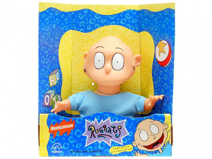 ラグラッツ トミー ビニールドール 1996年 ボックス入り ニコロデオン 人形 Nickelodeon Rugrats Tommy Doll  Applause - FAR-OUT