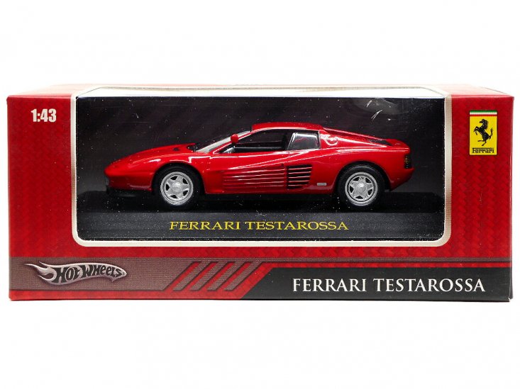 ホットウィール フェラーリ テスタロッサ メタルダイキャストカー ベース付き 1/43スケール レッド 赤 2009年 Hot Wheels  Ferrari Testarossa (R2403) - FAR-OUT