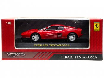 ホットウィール フェラーリ テスタロッサ メタルダイキャストカー ベース付き 1/43スケール レッド 赤 2009年 Hot Wheels Ferrari Testarossa (R2403)