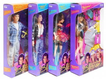ブロッサム ドール 人形 4点コンプリートセット 着せ替えファッション付き TVドラマ 1993年 Blossom Dolls Tyco