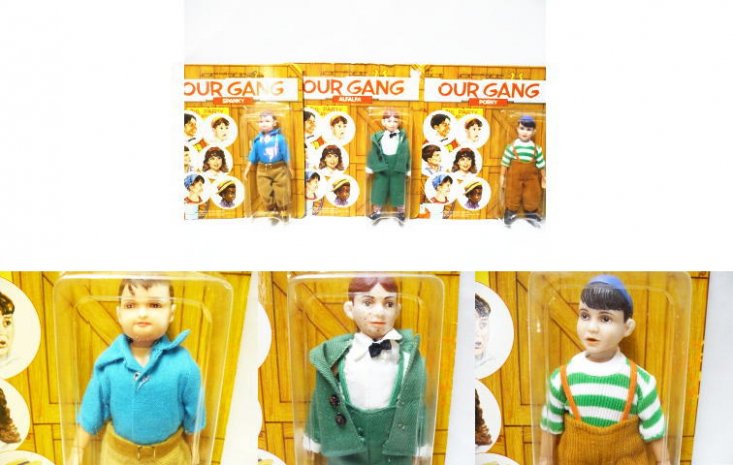 ちびっ子ギャング フィギュア 3点セット ヴィンテージ Our Gang The Little Rascals Mego - FAR-OUT