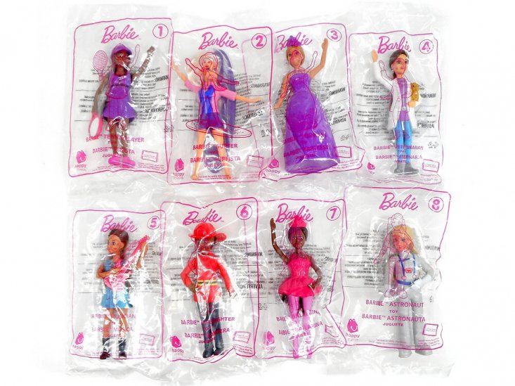 バービー 2019 マクドナルド ハッピーセット ミールトイ フィギュア キャリア＆スポーツ 8点コンプリートセット Barbie  McDonald's Happy Meal Toy - FAR-OUT