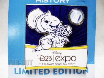 D23 Expo USA 2011 ジミニークリケット A Piece of D23Expo ヒストリー ピンズ ピンバッジ ディズニーテーマパーク