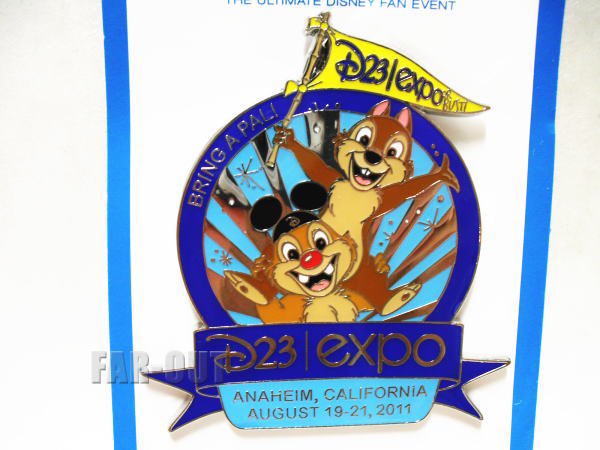 D23 Expo USA 2011 チップ&デール D23ロゴ メンバー限定 ピンズ