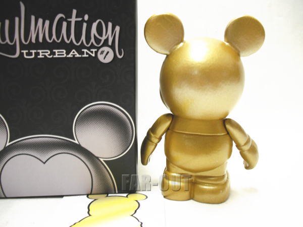 ディズニー バイナルメーション Urban アーバンシリーズNo1 シークレット Chaser ゴールドミッキー フィギュア Disney  Vinylmation - FAR-OUT