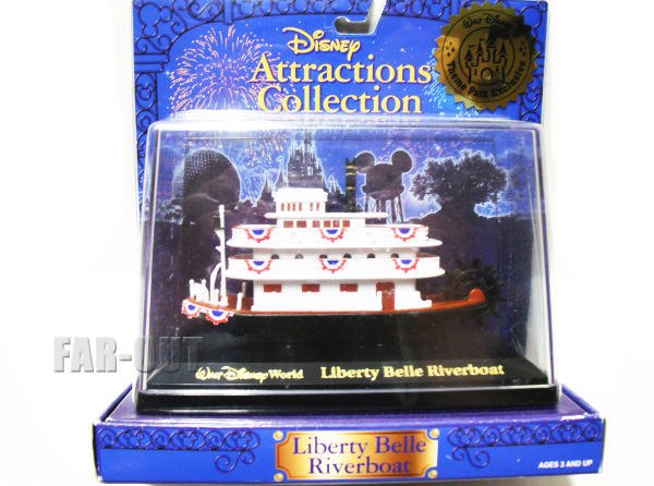 WDW Liberty Belle Riverboat リバティーベル リバーボート 船 メタルダイキャストカー テーマパークコレクション  ウォルト・ディズニー・ワールド - FAR-OUT