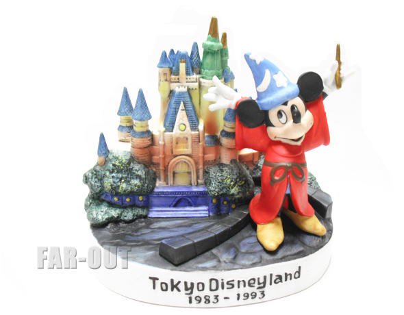 TDL 10周年記念 ソーサラーミッキー＆シンデレラ城 キャッスル フィギュア 1993年 フィギュアリン 東京ディズニーランド - FAR-OUT