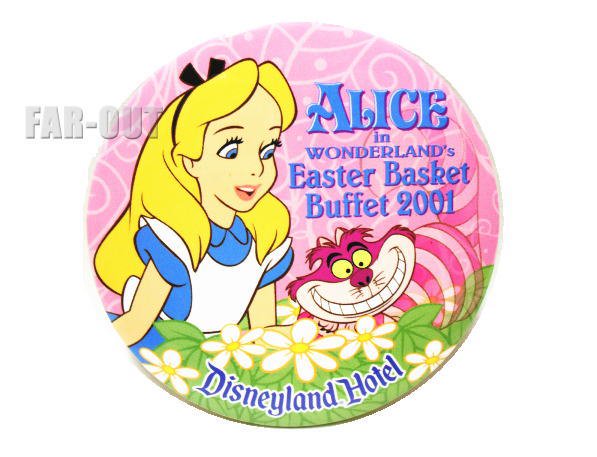 Disney 不思議の国のアリス フィギュア 缶バッジセット