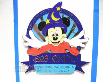 D23 Expo USA 2011 ソーサラーミッキー D23ロゴ メンバー限定 ピンズ ディズニー