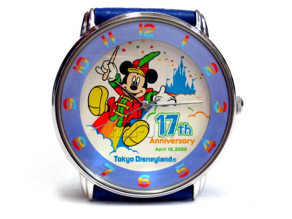 TDL 17周年記念 2000年 腕時計 ミッキー バンドリーダー 東京ディズニーランド - FAR-OUT