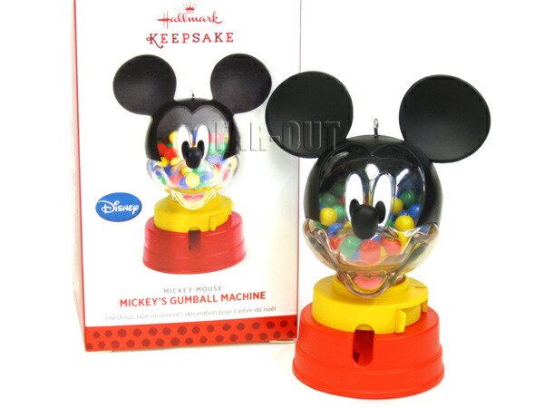 ホールマーク 2013 オーナメント ミッキー ガムボールマシーン アクション付き Mickey's Gumball Machine ディズニー -  FAR-OUT