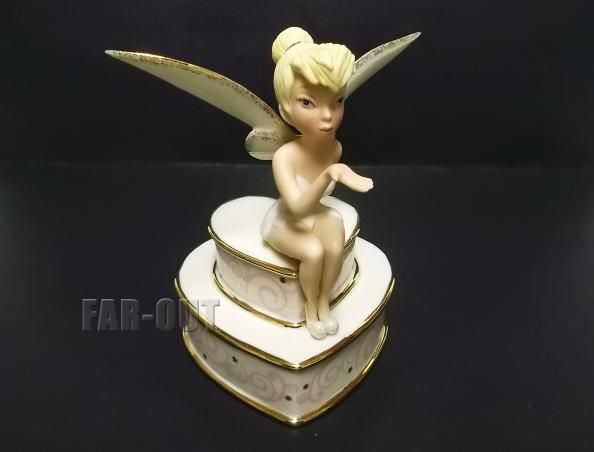 レノックス ティンカー・ベル キス ハートのボックス Fairy Kisses Heart Box フィギュア LENOX ディズニー シリーズ  ティンカーベル フィギュアリン Tinkerbell - FAR-OUT