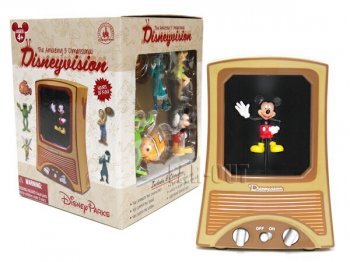 Disneyvision アニメーション 3D アクション＆ライトアップ TV型 ディスプレイ ミッキー＆フレンズ テーマパーク限定 ディズニー