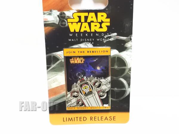 スター・ウォーズウィークエンド 2014 ロゴ ピンズ ピンバッジ ミッキー X-Wing パイロット ルーク・スカイウォーカー STAR WARS  ディズニー スターウォーズ - FAR-OUT