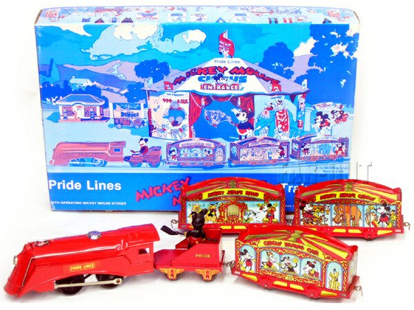 ディズニー ミッキー サーカストレイン 汽車 復刻版 1990年代 プライドライン社 USA PRIDE LINES - FAR-OUT