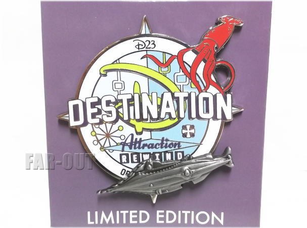 D23 海底2万マイル 潜水艦ノーチラス号 アトラクション Destination メンバー限定 ピンズ ピンバッジ ディズニー - FAR-OUT