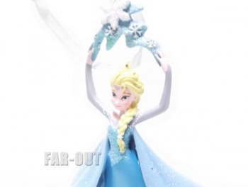 アナと雪の女王 エルサ w/ 雪の結晶 オーナメント テーマパーク限定 ディズニー　【セール】
