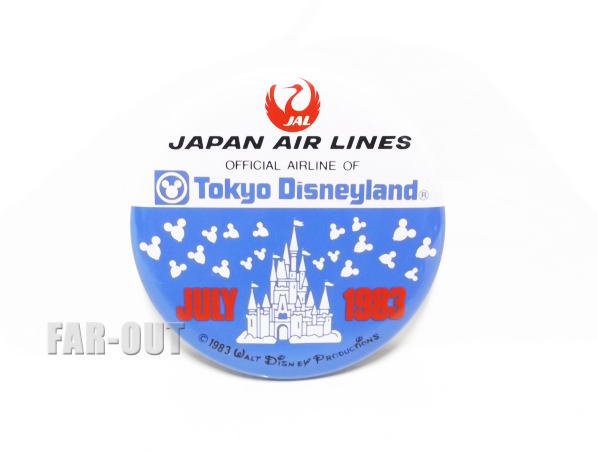 東京ディズニーランド Japan Air Lines 日本航空 Nov 1983 