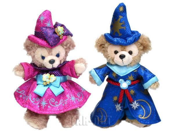 TDS 2012年1月 東京ディズニーシー10周年記念 ダッフィー＆シェリーメイ ぬいぐるみ ボールチェーン バッジ 2点セット Duffy  キーチェーン キーホルダー 東京ディズニーシー - FAR-OUT