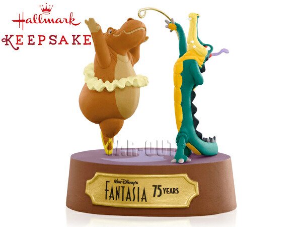 ホールマーク 2015 オーナメント ファンタジア ヒッポ＆アリゲーター サウンド＆アクション付き ディズニー Fantasia 75th  Anniversary - FAR-OUT