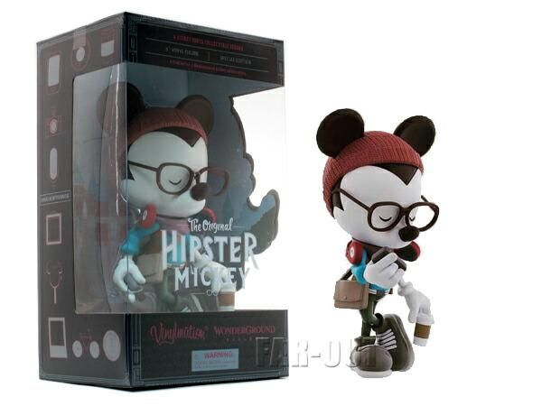 バイナルメーション ミッキー Hipster Mickey 9インチ フィギュア ディズニーテーマパーク限定 スペシャルエディション Disney  Vinylmation - FAR-OUT