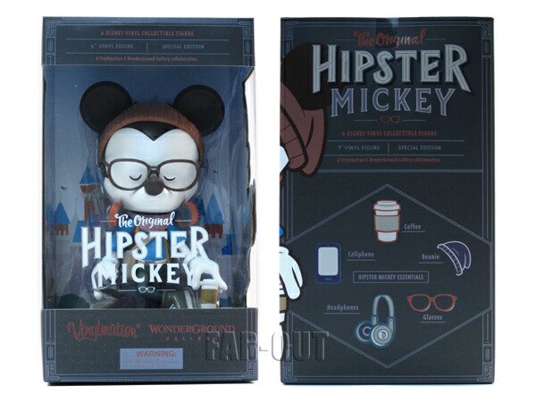 バイナルメーション ミッキー Hipster Mickey 9インチ フィギュア ディズニーテーマパーク限定 スペシャルエディション Disney  Vinylmation - FAR-OUT