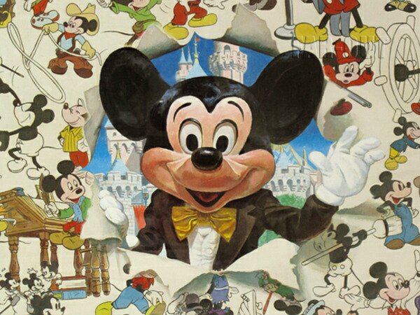 ミッキー 生誕60周年記念 Thanks Mickey for 60 Happy Years マット 