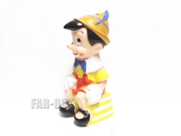 ピノキオ 座り バンク 貯金箱 フィギュア ヴィンテージ ディズニー - FAR-OUT