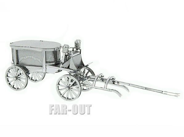 ホーンテッドマンション Hearse 霊柩車 3D Metal Earth メタル モデルキット ディズニーテーマパーク限定 - FAR-OUT