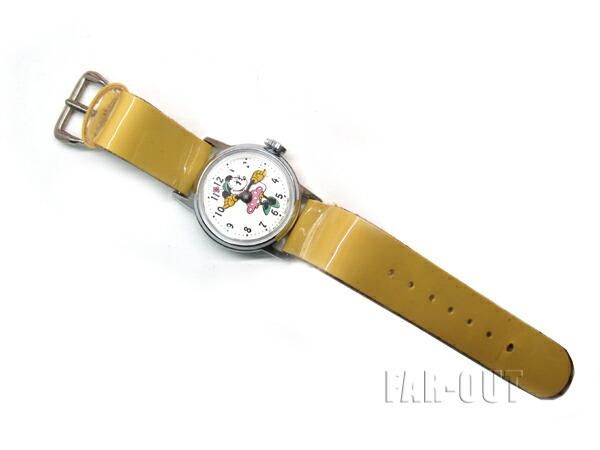 ミニーマウス 手巻き腕時計 w/ フィギュア セット ヴィンテージ オリジナルボックス付き 1968年 TIMEX ディズニー - FAR-OUT