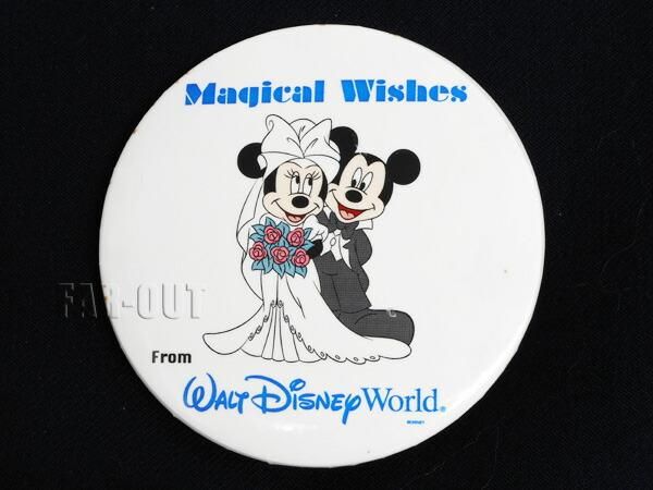 ミッキー＆ミニー ウェディング Magical Wishes 缶バッジ 缶バッチ 結婚式 WDW ウォルトディズニーワールド限定 - FAR-OUT