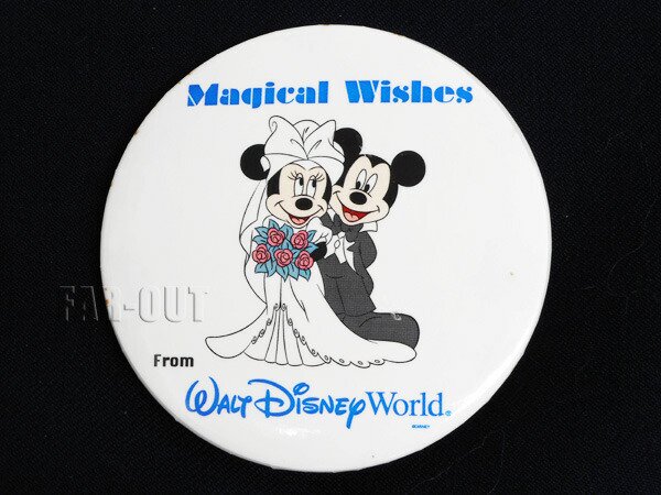 ミッキー ミニー ウェディング Magical Wishes 缶バッジ 缶バッチ 結婚式 Wdw ウォルトディズニーワールド限定 Far Out