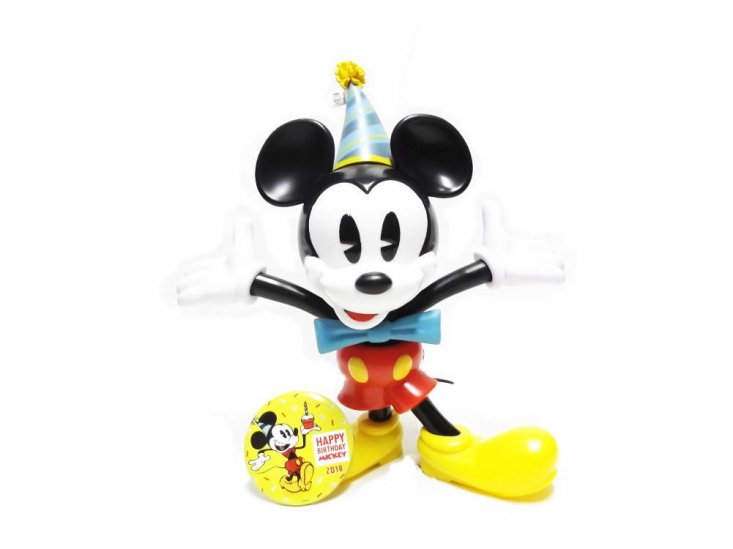 ミッキー 生誕90周年記念 バースデー ドリンクボトル 缶バッジ付き 誕生日 Happy Birthday Mickey 2018 Drink  Sipper ディズニーランド ドリンクカップ - FAR-OUT