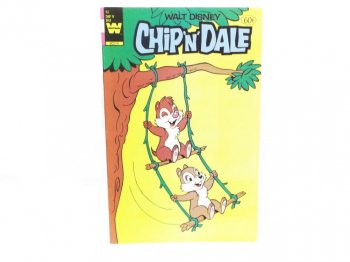 チップ＆デール コミックブック 木の枝でブランコ 表紙 WHITMAN 1984年 ヴィンテージ まんが ディズニー チップとデール