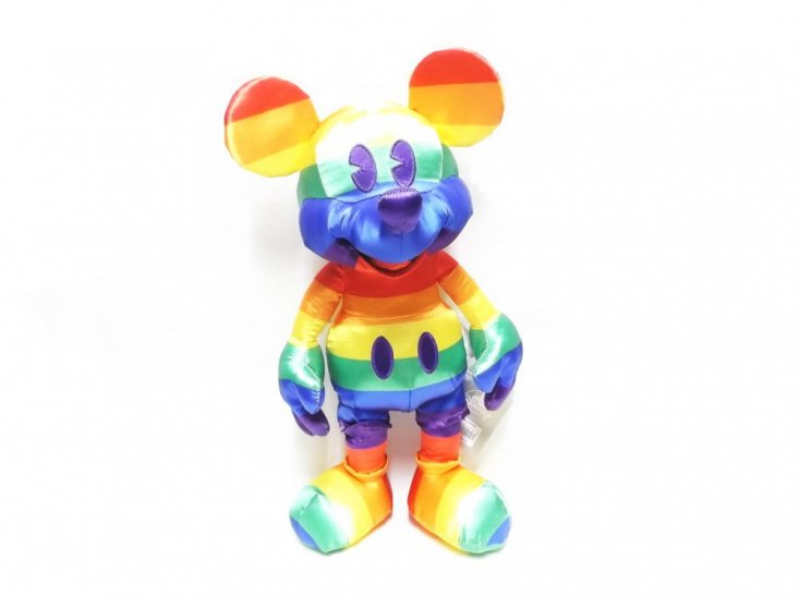 ミッキー レインボー 虹色 ぬいぐるみ ゲイデイズ LGBT Mickey Rainbow Plush - FAR-OUT