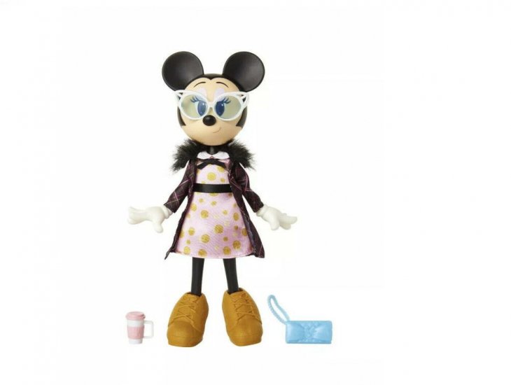 ミニーマウス カフェラテ ポーザブル ファッションドール 人形 Minnie Mouse Sweet Latte Poseable Doll -  FAR-OUT