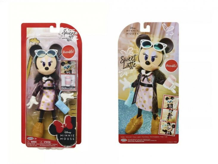 ミニーマウス カフェラテ ポーザブル ファッションドール 人形 Minnie Mouse Sweet Latte Poseable Doll -  FAR-OUT