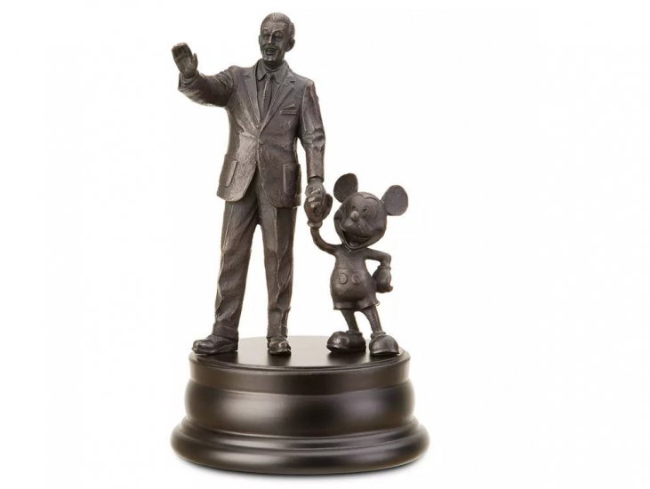 ウォルト・ディズニー&ミッキーマウス パートナーズ ブロンズ像 