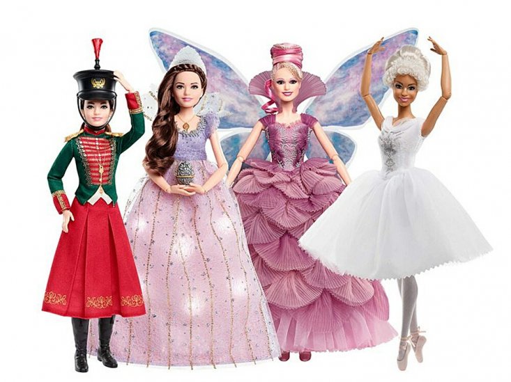 くるみ割り人形と秘密の王国 バービードール 4体セット ドレスクララ ソルジャークララ シュガープラムフェアリー バレリーナ 映画公開記念 人形  ナッツクラッカー ディズニー Barbie - FAR-OUT