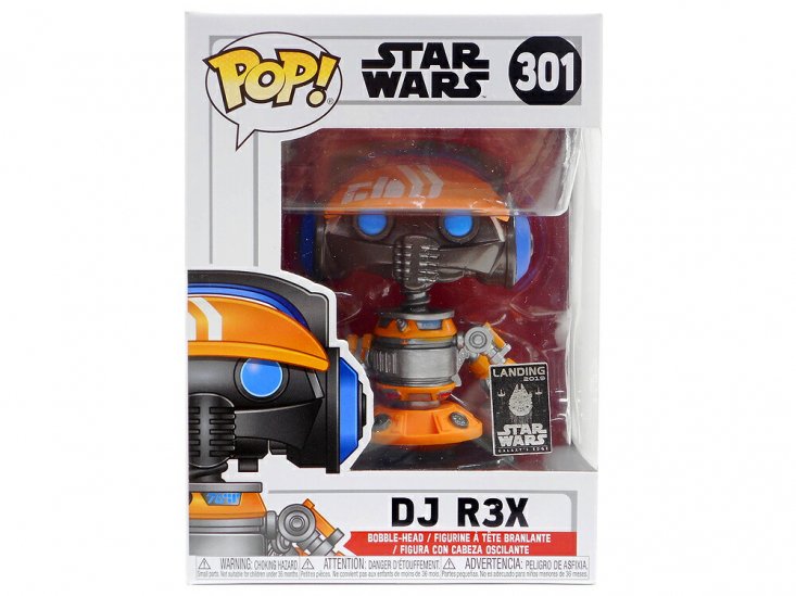 スター・ウォーズ DJ R3X ファンコ FUNKO POP ! ビニールフィギュア ギャラクシーズ・エッジ ディズニーテーマパーク限定 Star  Wars スターウォーズ - FAR-OUT