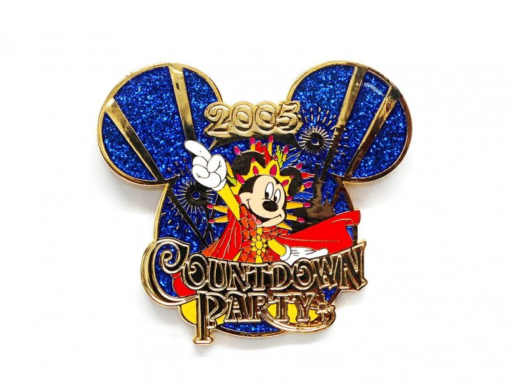 東京ディズニーランド 2005年 カウントダウンパーティー ミッキー ピンズ ピンバッジ TDL Pin - FAR-OUT