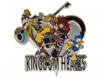 キングダムハーツ ソラ ドナルド グーフィー ピンズ ディズニーテーマパーク限定 ピンバッジ Kingdom Hearts