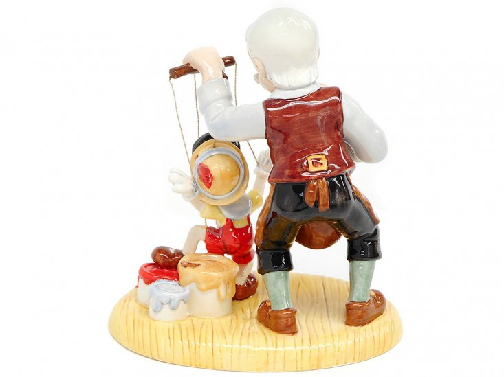 ロイヤルドルトン ピノキオ & ゼペットじいさん フィギュア 限定版 Royal Doulton Geppetto & Pinocchio ディズニー  フィギュアリン - FAR-OUT