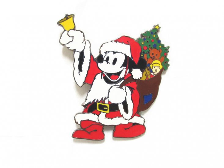 ミッキーマウス サンタクロース クリスマス ピンズ 限定100 ディズニーオークション限定 Mickey Santa Claus Disney  Auctions Pin - FAR-OUT