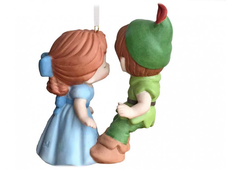 ホールマーク 2020 オーナメント ピーターパン＆ウェンディ キス プレシャスモーメント ポーセリン 限定版 ディズニー Peter Pan and  Wendy Precious Moments - FAR-OUT