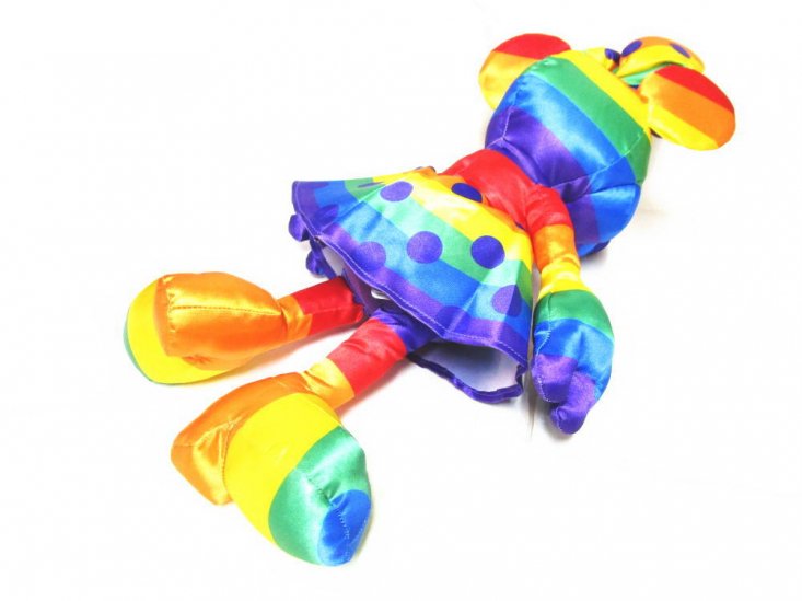 ミニー レインボー ぬいぐるみ ゲイデイズ ディズニー 虹色 七色 Disney Gay Days LGBT Minnie Rainbow Plush  - FAR-OUT