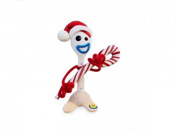 トイストーリー4 フォーキー クリスマス キャンディケイン ぬいぐるみ ディズニーストア限定 Toy Story Forky Holiday Christmas Candy Cane Plush