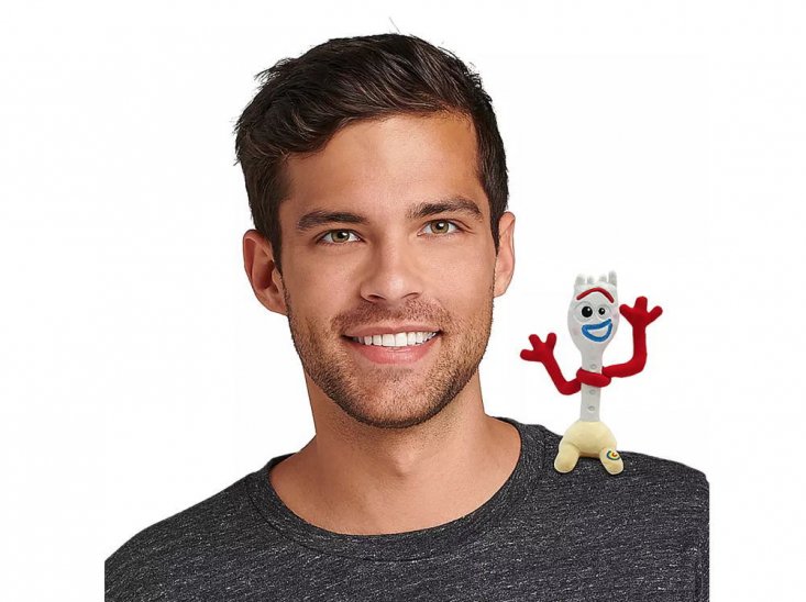 トイストーリー4 フォーキー 肩乗り ぬいぐるみ ディズニーテーマパーク限定 マグネット ショルダー Toy Story Forky Shoulder  Plush - FAR-OUT