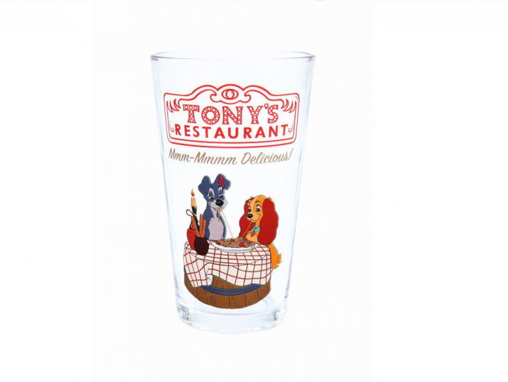 わんわん物語 レディ＆トランプ トニーズレストラン グラス タンブラー ディズニー Lady and the Tramp Glassware  Tony's Restaurant - FAR-OUT