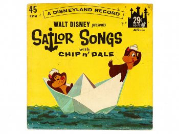 åסǡ EP쥳 Sailor Songs 1962ǯ ơ 45 RPM Vinyl Record Chip & Dale Disneyland
